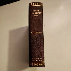 1915 Jesus The Christ 3/4 Leather 2nd Edition By James E. Talmage - Picture 1 of 14
