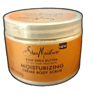 SheaMoisture Raw Shea Butter Creme Body Scrub Moisturizing & Exfoliating For Dul - Picture 1 of 5