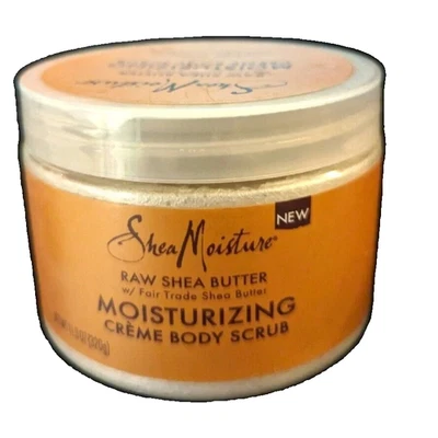 SheaMoisture Raw Shea Butter Creme Body Scrub Moisturizing & Exfoliating For Dul - Image 1 of 4