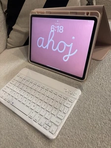 Pink iPad Pro 11” Case + Magnetic Bluetooth Keyboard – Light Wear – Not iPad - Picture 1 of 8