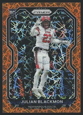 2020 Panini Prizm #330 Julian Blackmon Prizm Lazer RC - Image 1 of 2