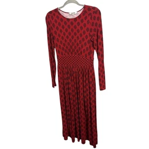 Boden Thea Jerseykleid Langarm rot Größe 4 - Bild 1 von 5
