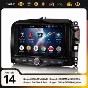 64GB Android 14 DAB+ Autoradio CarPlay NAVI Wifi CANBus DSP Fiat 500L 2012-2017 - Imagen 1 de 24