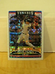 Topps Chrome Baseball Xfractor 2006 Jorge Posada #18 Yankees de Nueva York - Imagen 1 de 2