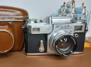 Kiev-4A Soviet 35mm Rangefinder Film Camera Jupiter-8M Lens Vintage Contax ussr - Picture 1 of 11