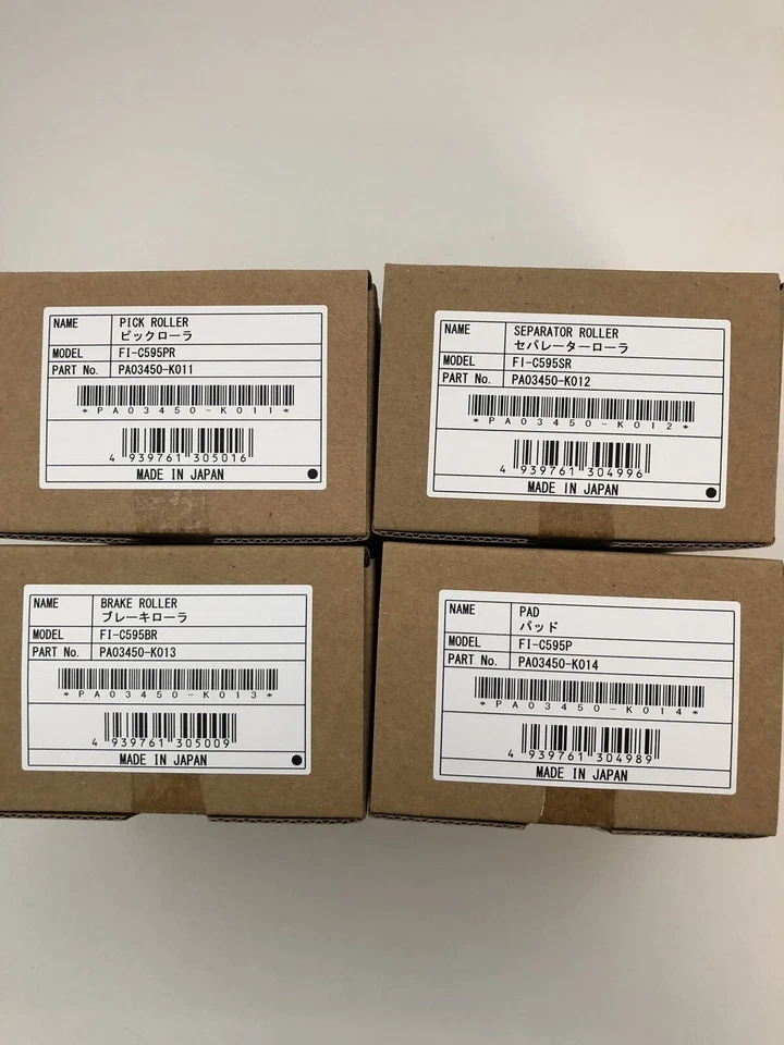 OEM Genuine : PA03450-K011/12/13 Rollers +14 (pad) for fi-5900C/5950 Scanner - Image 1 of 1