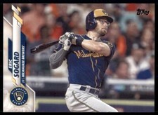 2020 Topps Series 2 Base #697 Eric Sogard  - Milwaukee Brewers