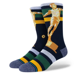 Stance Erwachsene blau Crew Baumwolle Donovan Mitchell Spida Dunk Freizeit Socken Gr. L 9-13 - Bild 1 von 1