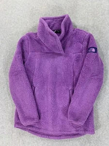 The North Face Sherpa Fleece Pullover Sweater (Girl's Large) Purple - Picture 1 of 5