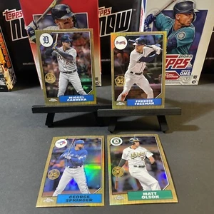 4-CARD Lot - 2022 Topps Chrome 1988 35th anniversary inserts refractors Cabrera - Picture 1 of 2
