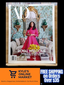 Architectural Digest APRIL 2022 Royal Welcome Queen of Tv Shonda Rhimes at Home - Picture 1 of 19