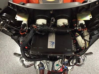 2008 - 2013 Batwing large amplifier mounting kit Harley Street Glide Diamond - Image 1 of 4