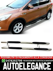 BARRE LATERALI PEDANE SOTTOPORTA PER FORD KUGA II 2013-2019 - Imagen 1 de 7