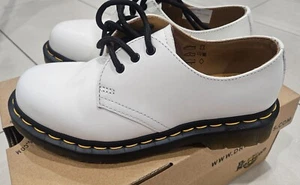 Dr Martens 1461 3-Eye Shoes - Unisex White - Picture 1 of 5