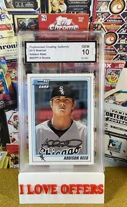 2010 BOWMAN ADDISON REED ROOKIE RARE PGA 10 GEM MINT C STORE SILVER SIG. READ - Picture 1 of 4