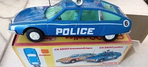 Joustra Citroën CX 2200 Police Car Large Tin Metal Model Boxed - Picture 1 of 14
