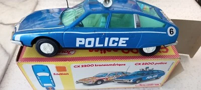 Joustra Citroën CX 2200 Police Car Large Tin Metal Model Boxed - Image 1 of 4