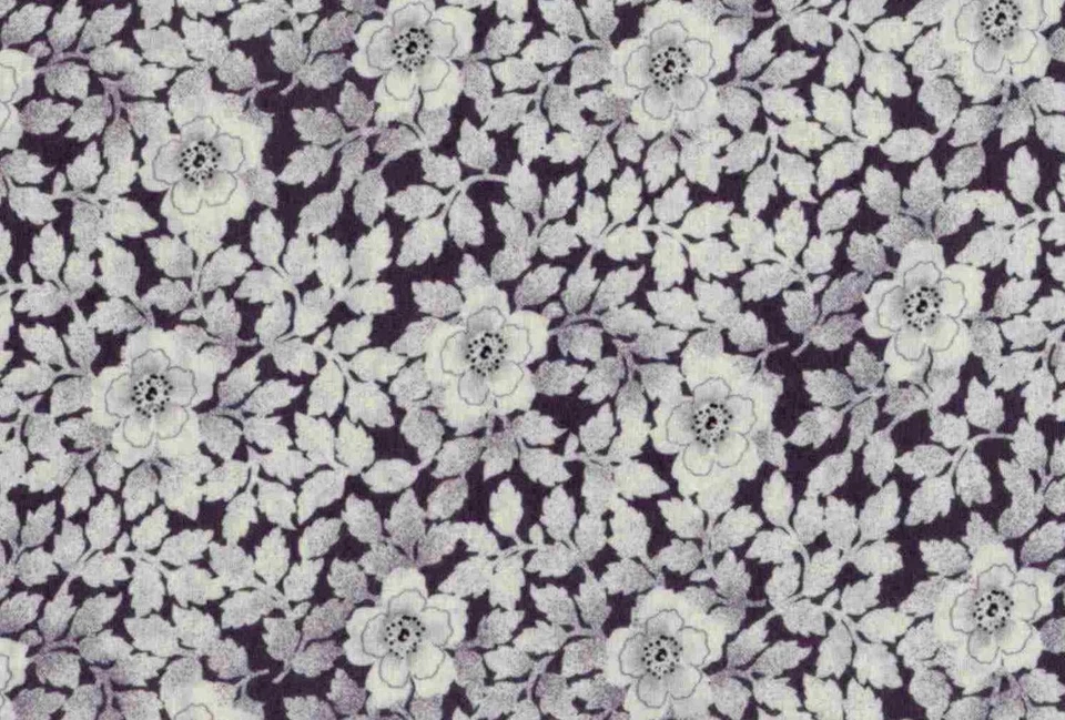 Repro Guerra Civil *COLONIAS* Tela PÚRPURA Floral por Windham Foto 1 de 1