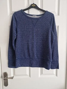 TU Silver Sparkly Blue Jumper Sweater 10 - Picture 1 of 5