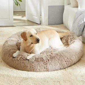 Calming Dog Bed & Cat Bed, Anti-Anxiety Donut Dog Bed 20" - Picture 1 of 3