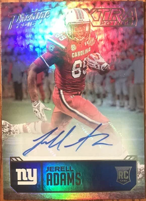 2016 Prestige Rookie Autographs Xtra Points Gold Jerell Adams #JA #’d 44/50 - Image 1 of 2