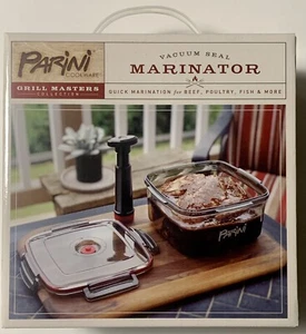 NEW Parini Cookware 84 Fluid Oz Vacuum Seal Marinator Grill Masters Collection - Picture 1 of 6