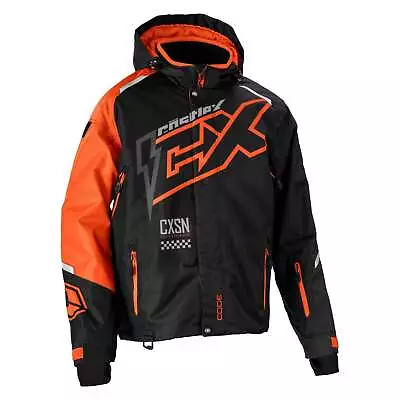 Castle X Code G5 Snowmobile Jacket -Black/Orange - Image 1 of 2