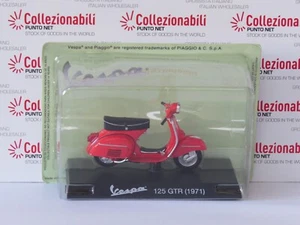 DIE-CAST MOTO SCOOTER VESPA 125 GTR 1971 - MOTORBIKES VESPA 1:18 #38 - Imagen 1 de 1