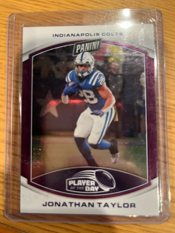 2023 Jonathan Taylor Panini Player Of The Day Purple Foil 22/25 - Image 1 of 1