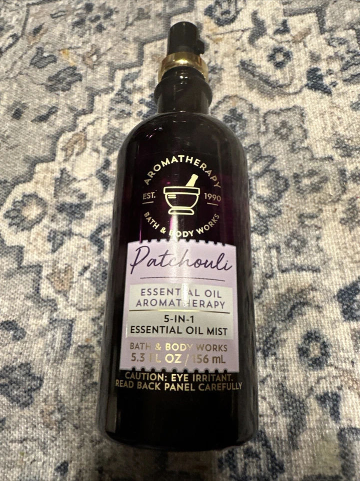 Bath & Body Works Aromatherapy Patchouli 5 in 1 Essential Oil Mist X3