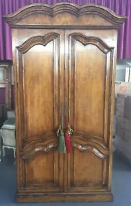 French Style Armoire Bar Cabinet - Picture 1 of 10