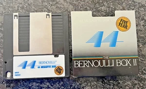 Vintage Iomega Bernoulli Box II High-Capacity 44 Megabyte Disk Cartridge in Case - Picture 1 of 4