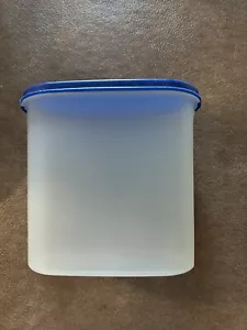 Vintage Tupperware Modular Mates #16131-3 #3 Dark Blue Lid 1616-4 1.7L ~7 Cups - Picture 1 of 3