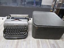 Vintage Remington Rand Typewriter with Original Case,
