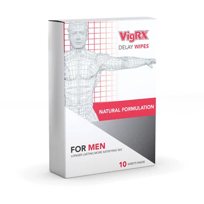 Toallitas de retardo VigRX - Desensibilizador de mejora masculina Foto 1 de 3