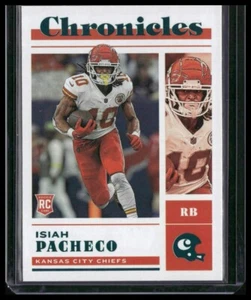 ISIAH PACHECO 2022 Panini Chronicles Teal RC - Picture 1 of 2