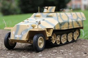 RC Truck Torro German Sd.Kfz 251/1 Ausf. D Camo 1/16 Scale Armored Halftrack RTR - Picture 1 of 7