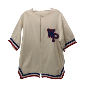 Camiseta de béisbol vintage Rawlings 42 WP Patriots Zide’s Sport Shop Marietta Ohio - Imagen 1 de 9