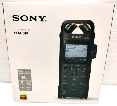 SONY PCM-D10 Linear PCM Recorder High Res Recording Support 16GB Black English - Image 1 of 4