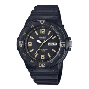 Casio Analog Sport MRW-200H-1B3VDF Black Resin Strap Men - Light Goldish TEXT - Bild 1 von 4