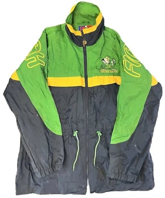 Vintage Notre Dame Fightin’ Irish Pro Player Jacket Size Large - Image 1 of 4