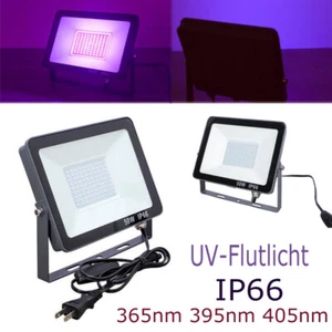 LED UV Schwarzlicht Stadium Schwarzlicht Ultraviolette Flut Effekt Licht 405nm - Picture 1 of 13