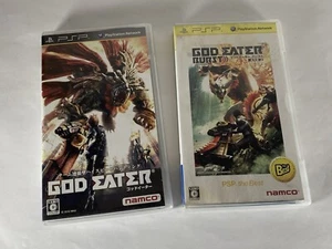Lot 2 PSP Gods Eater & Burst - Sony Playstation Portable - Complete - Japan Game - Picture 1 of 24