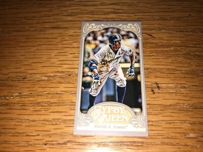 2012 (BREWERS) Topps Gypsy Queen Mini Straight Cut Back #4 Nyjer Morgan - Image 1 of 2