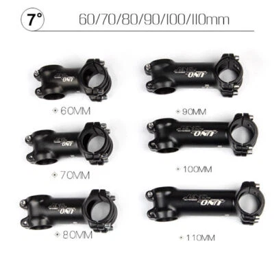for UNO Stem 7°/17°/35°Mountain Road Bike Handlebar Stem  31.8*60-130mm Aluminum - Image 1 of 4