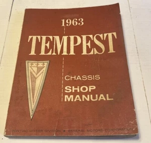 Vintage 1963 Pontiac Tempest Chasis Shop Manual - Picture 1 of 7