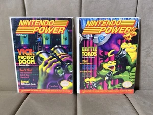 1991 NINTENDO POWER MAGAZINES VOLUMES 24 25 PROJECT DOOM BATTLE TOADS No Posters - Picture 1 of 8