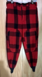 Vintage Herren Woolrich rot kariert Jagd Wollhose Jogginghose 42x30 - Bild 1 von 3