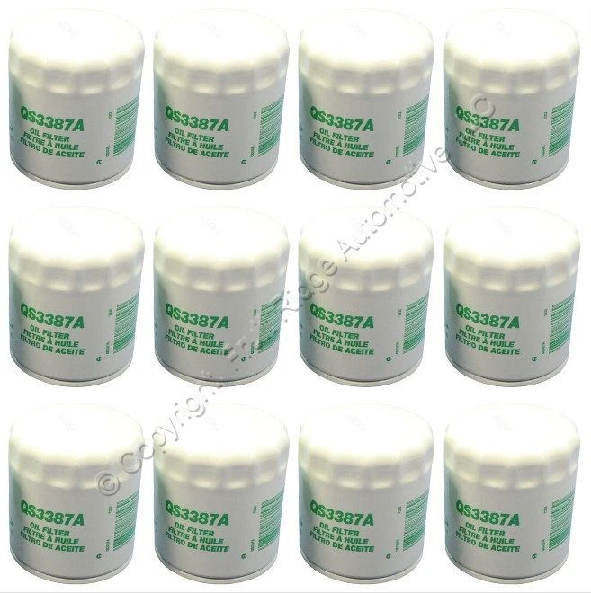 12 filtros de aceite Quaker State para 1977-05 Century Regal 83-03 S10 Malibu QS3387A Foto 1 de 4