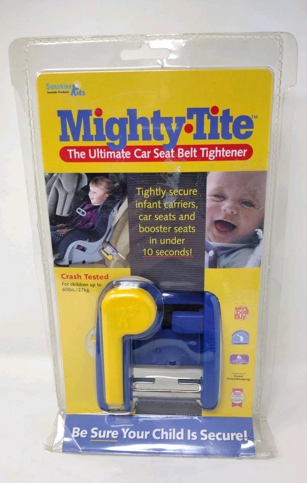 MIGHTY TITE Ultimate Tensor de Cinturón de Seguridad Auto Coche Niño Bebé Sol Niños Nuevo Foto 1 de 2